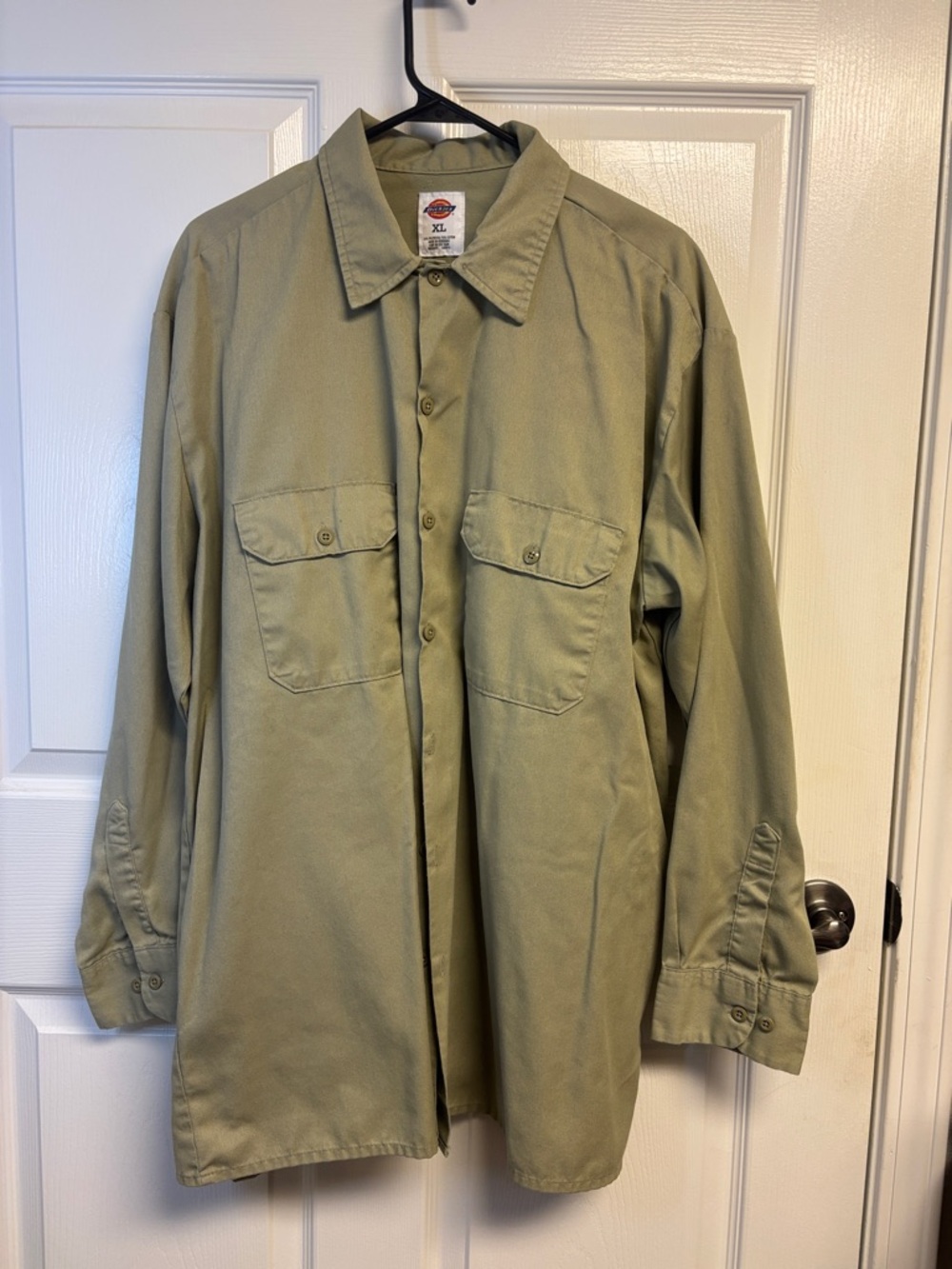 Dickies Olive Green Men’s Work Shirt Jacket